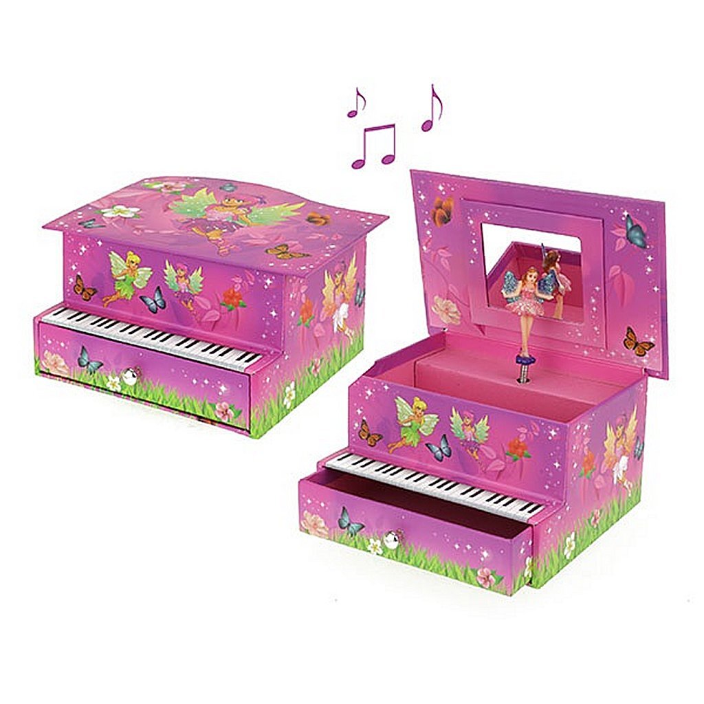 Fairies Sierraden Muziekdoosje Piano Met Elfje