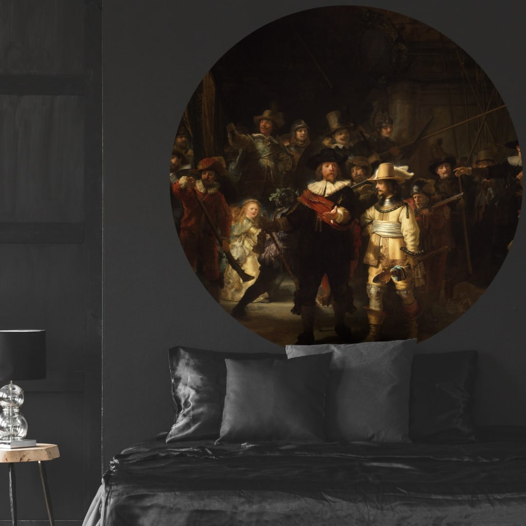 Wallart Behangcirkel The Night Watch 142,5 Cm