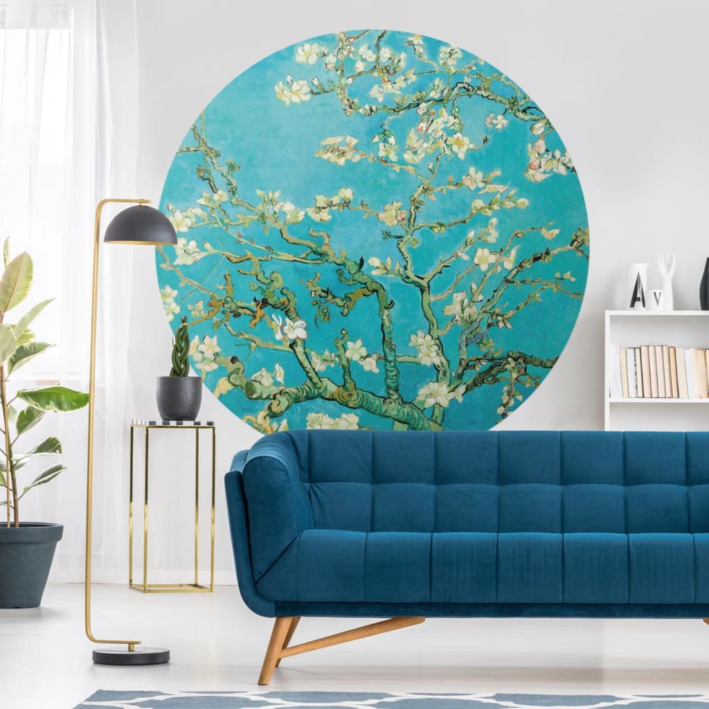 Wallart Behangcirkel Almond Blossom 142,5 Cm