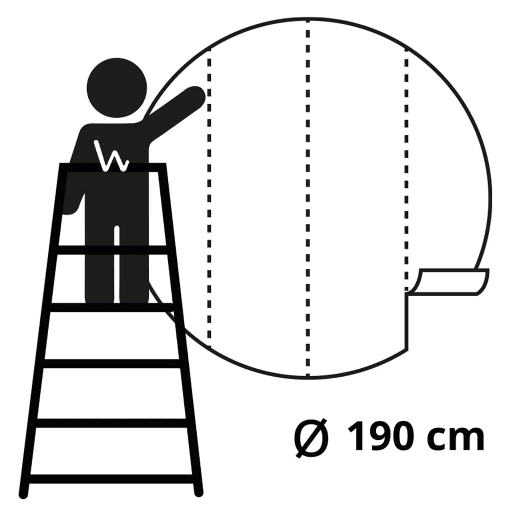 Wallart Behangcirkel Umbrella Pines In Italy 190 Cm