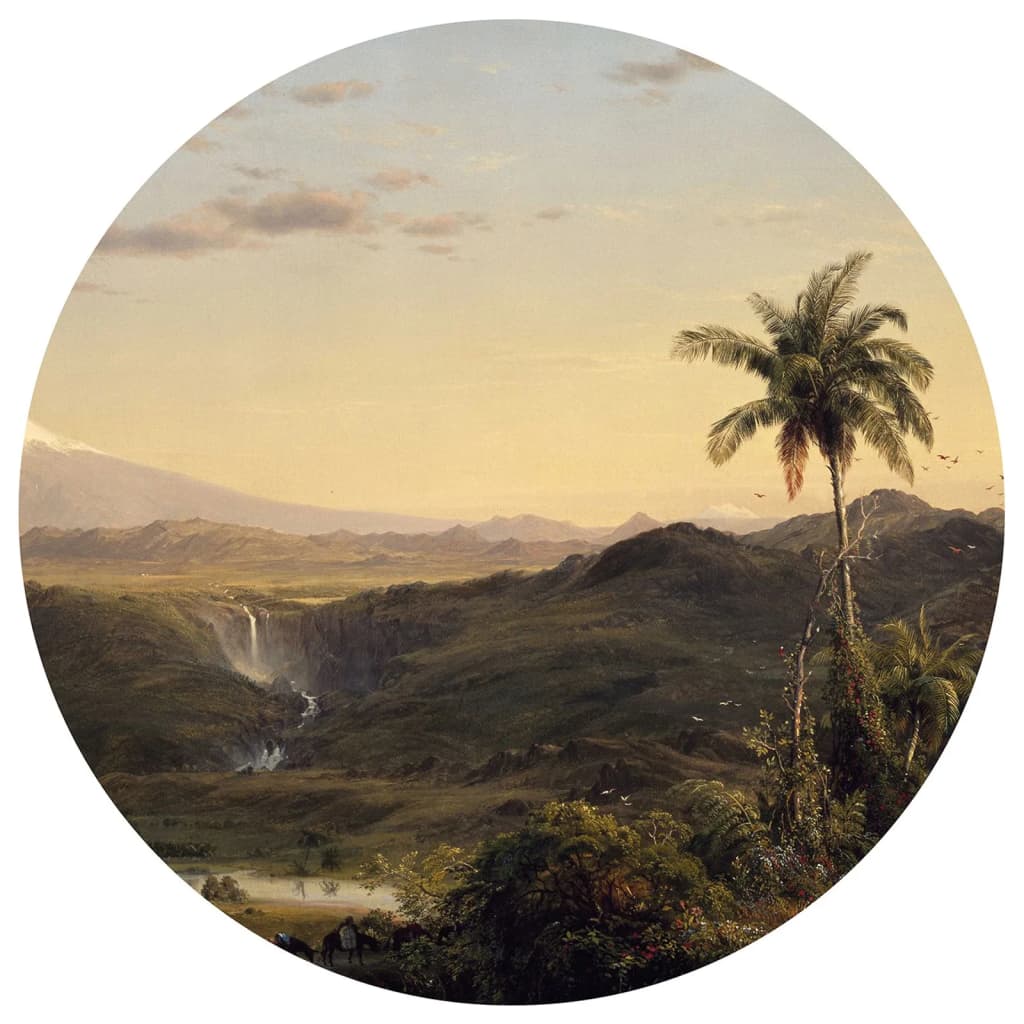 Wallart Behangcirkel The Americas 190 Cm