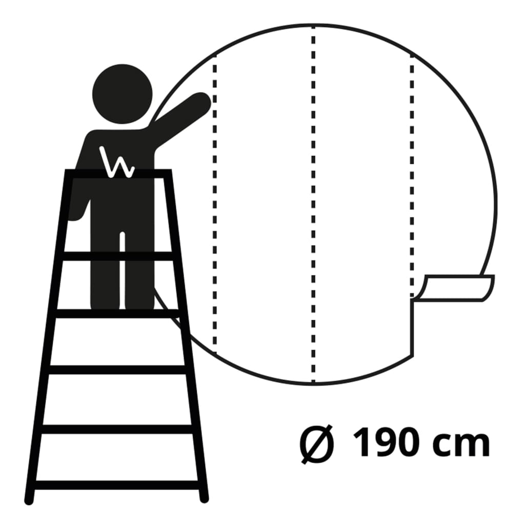 Wallart Behangcirkel The Americas 190 Cm