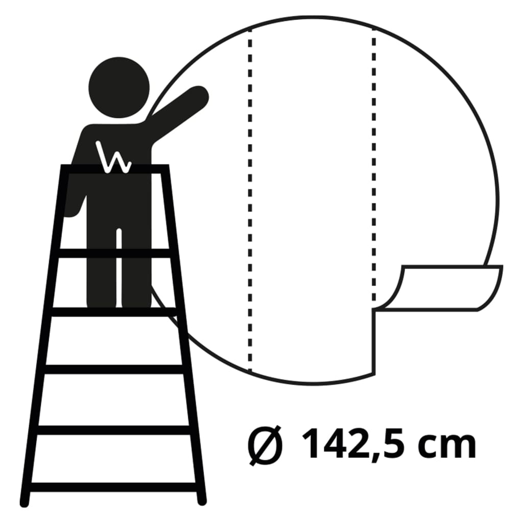 Wallart Behangcirkel The Americas 142,5 Cm