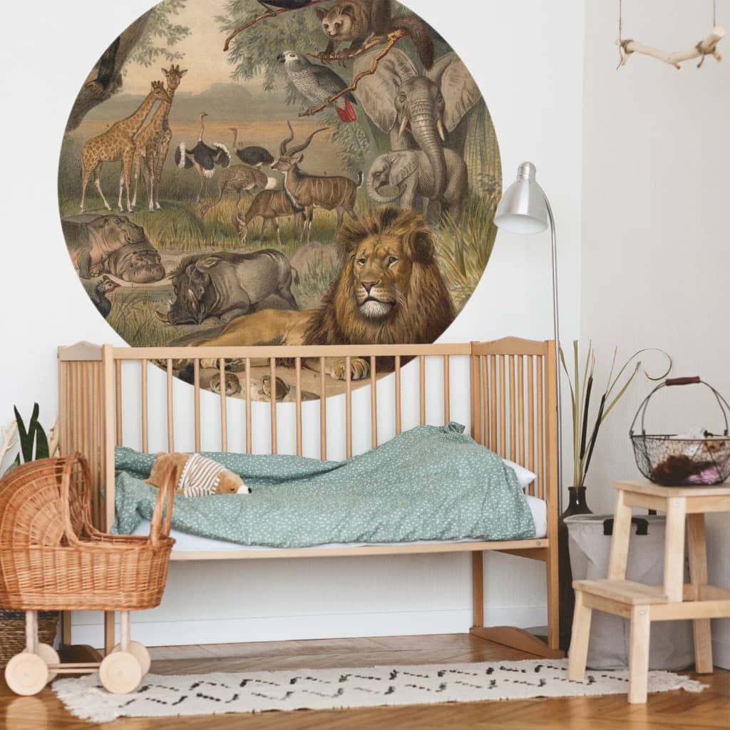 Wallart Behangcirkel Animals Of Africa 142,5 Cm