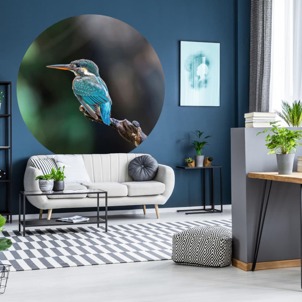 Wallart Behangcirkel The Kingfisher 190 Cm