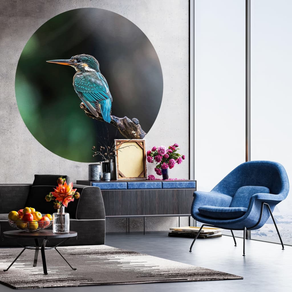 Wallart Behangcirkel The Kingfisher 190 Cm