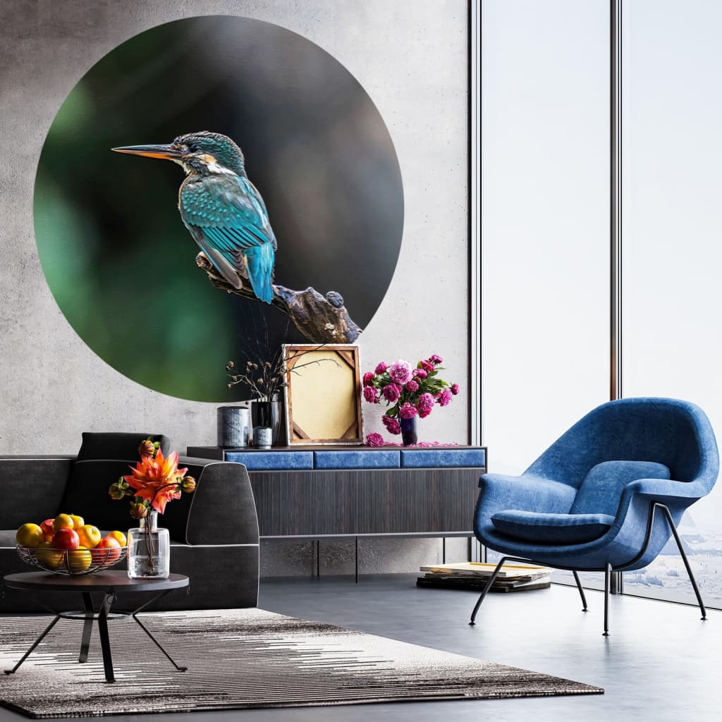 Wallart Behangcirkel The Kingfisher 142,5 Cm