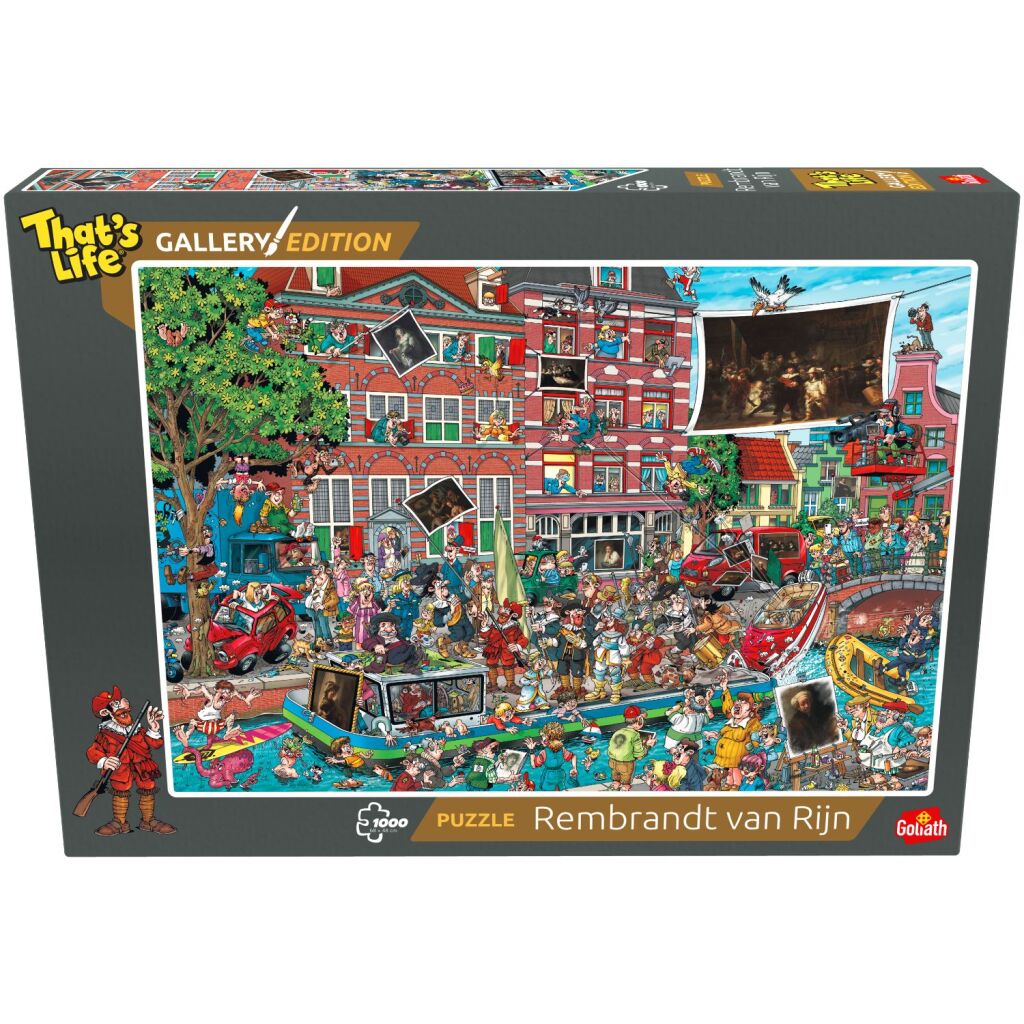Goliath Puzzel Thats Life Gallery Edition Rembrandt Van Rijn 1000 Stukjes