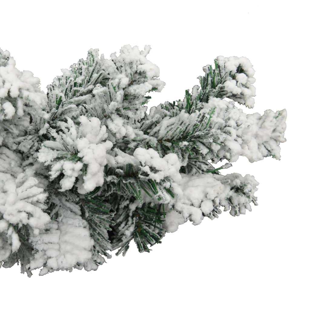Kerstslinger Met Sneeuw 20 M Pvc Groen