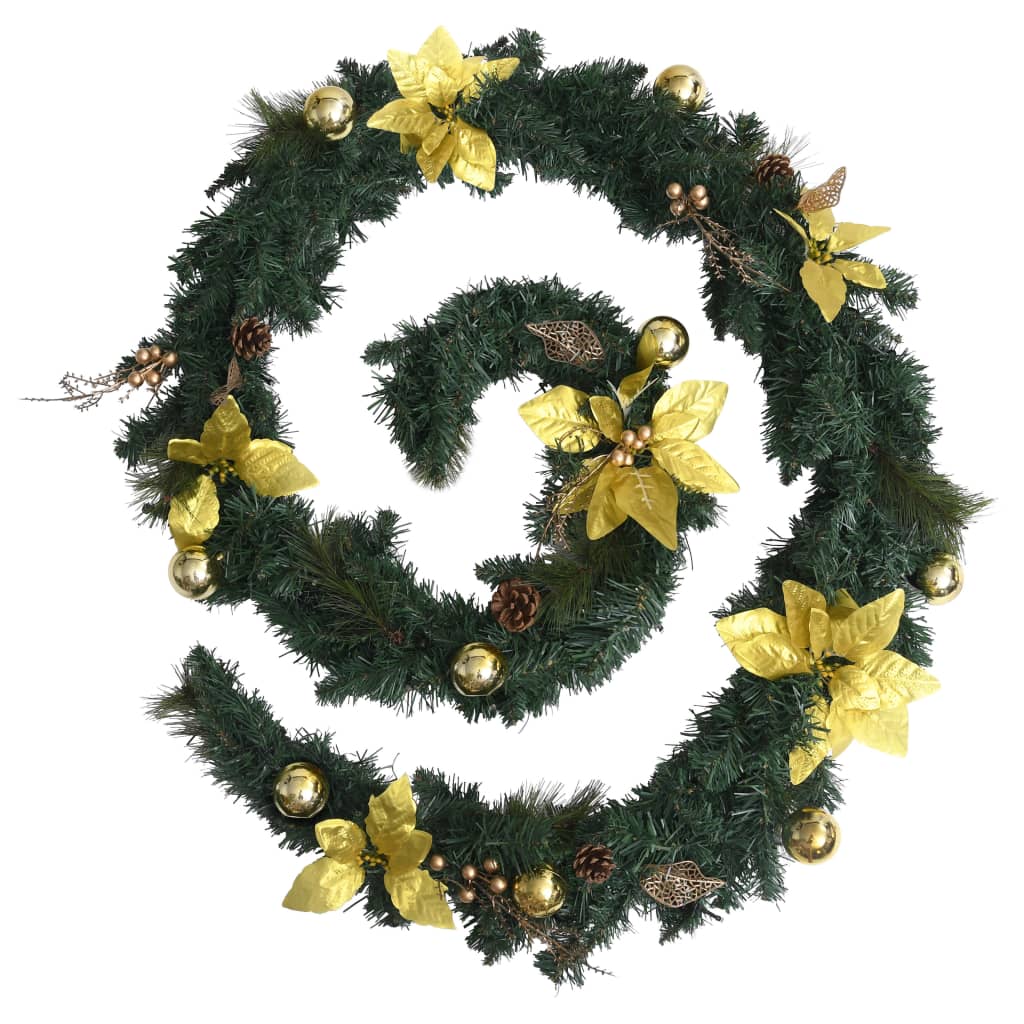 Kerstslinger Met Led-Lampjes 2,7 M Pvc Groen