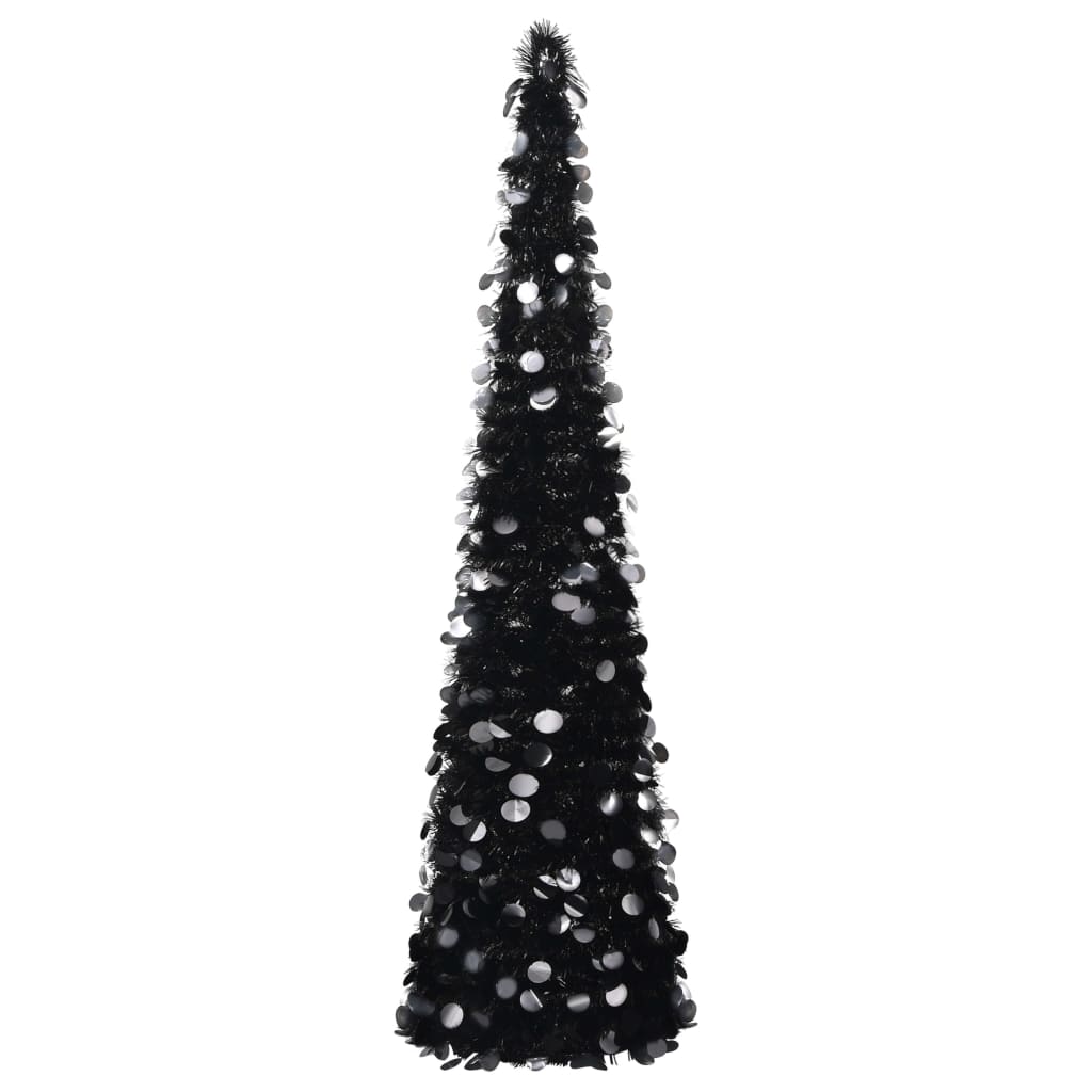 Kunstkerstboom Pop-Up 150 Cm Pet Zwart