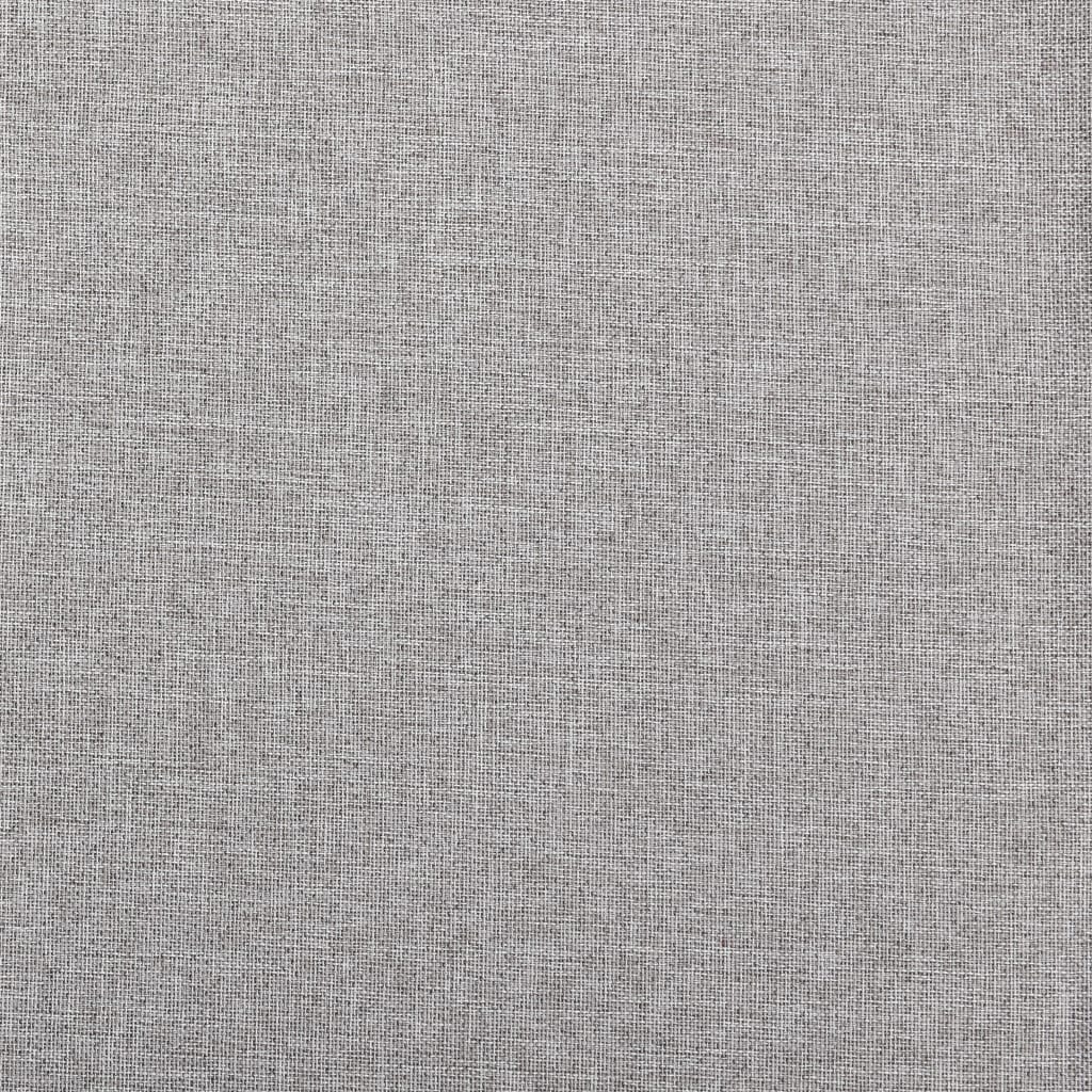 Gordijn Linnen-Look Verduisterend Met Ogen 290X245 Cm Grijs