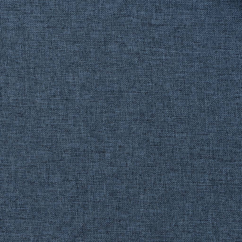 Gordijnen Linnen-Look Verduisterend Ogen 2 St 140X245 Cm Blauw