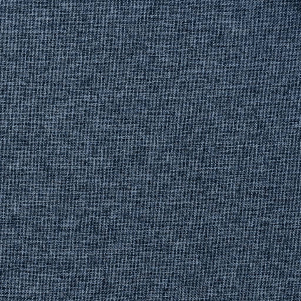 Gordijn Linnen-Look Verduisterend Met Ogen 290X245 Cm Blauw