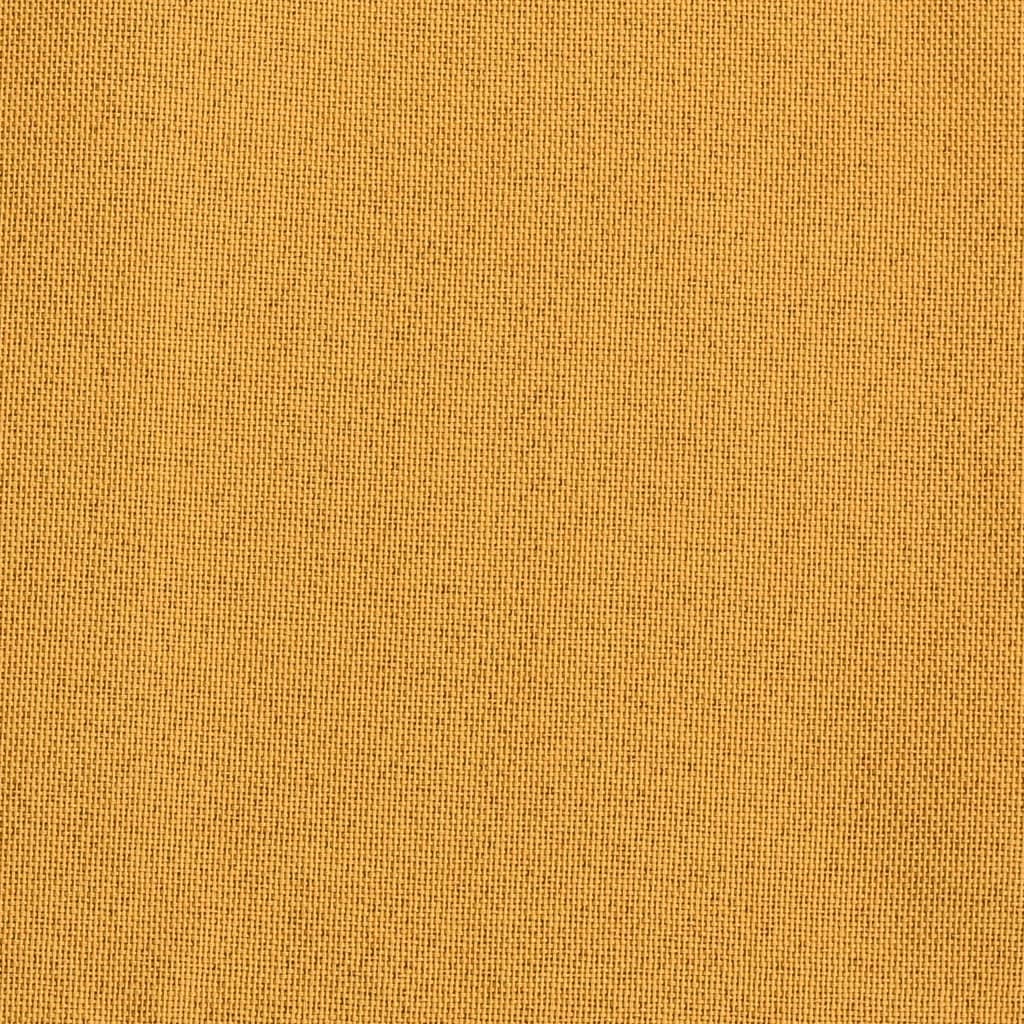 Gordijnen Linnen-Look Verduisterend Haken 2 St 140X245 Cm Blauw