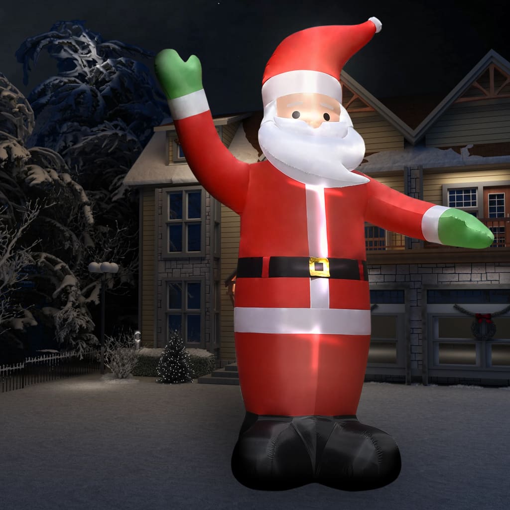 Kerstman Opblaasbaar Met Hogedrukventilator Xxl 10 M