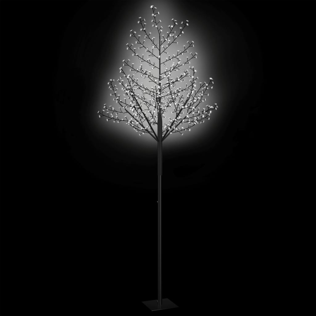 Kerstboom 600 Led's Koudwit Licht Kersenbloesem 300 Cm