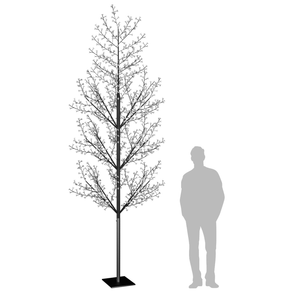 Kerstboom 1200 Led's Warmwit Licht Kersenbloesem 400 Cm