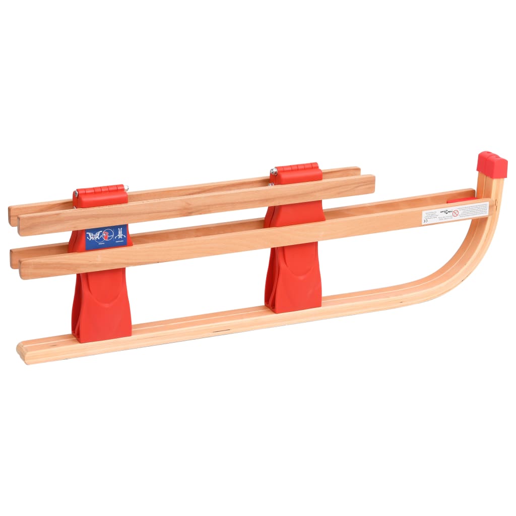Sneeuwslee Met Rugleuning Inklapbaar 119 Cm Hout