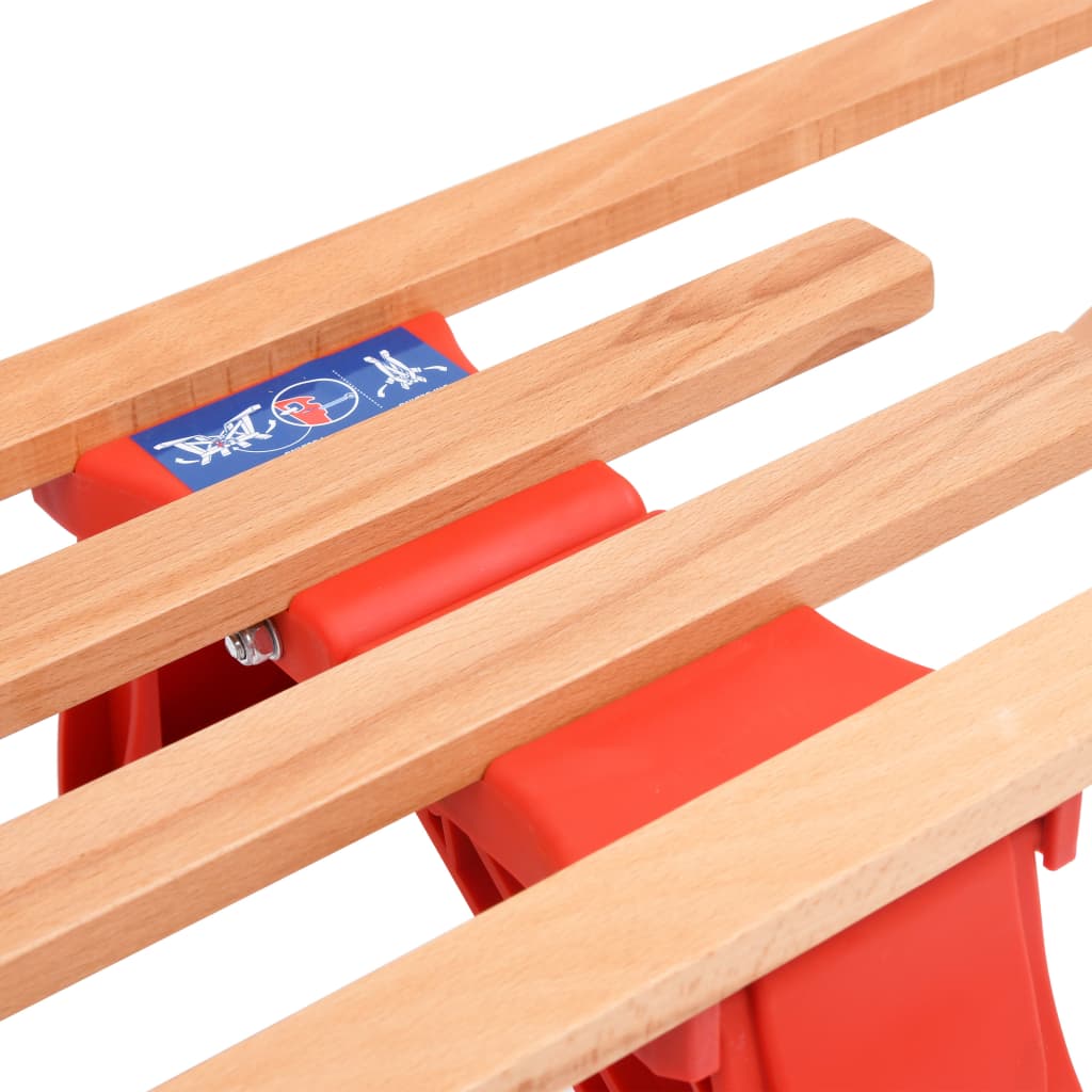 Sneeuwslee Met Rugleuning Inklapbaar 119 Cm Hout