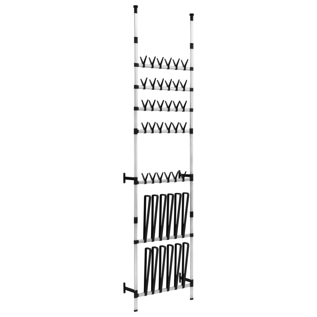 Schoenenrek Met Stangen Telescopisch Aluminium