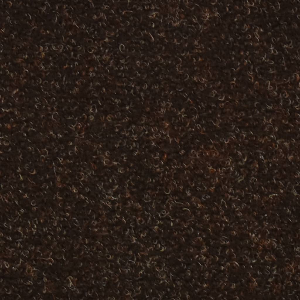 Trapmatten Zelfklevend 15 St 65X21X4 Cm Naaldvilt Bruin