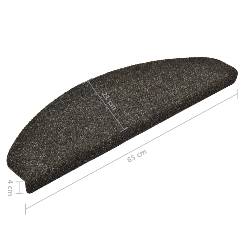 Trapmatten Zelfklevend 15 St 65X21X4 Cm Naaldvilt Lichtbruin