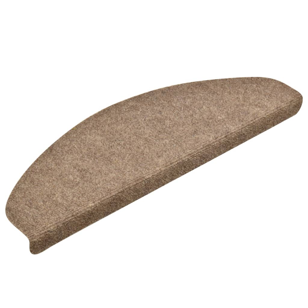 Trapmatten Zelfklevend 15 St 65X21X4 Cm Naaldvilt Crèmekleurig