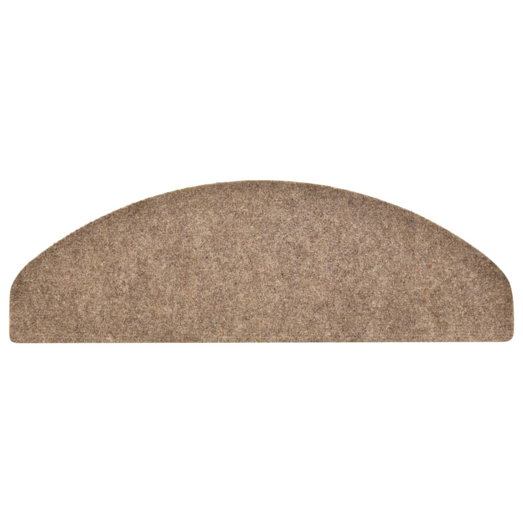 Trapmatten Zelfklevend 15 St 65X21X4 Cm Naaldvilt Crèmekleurig