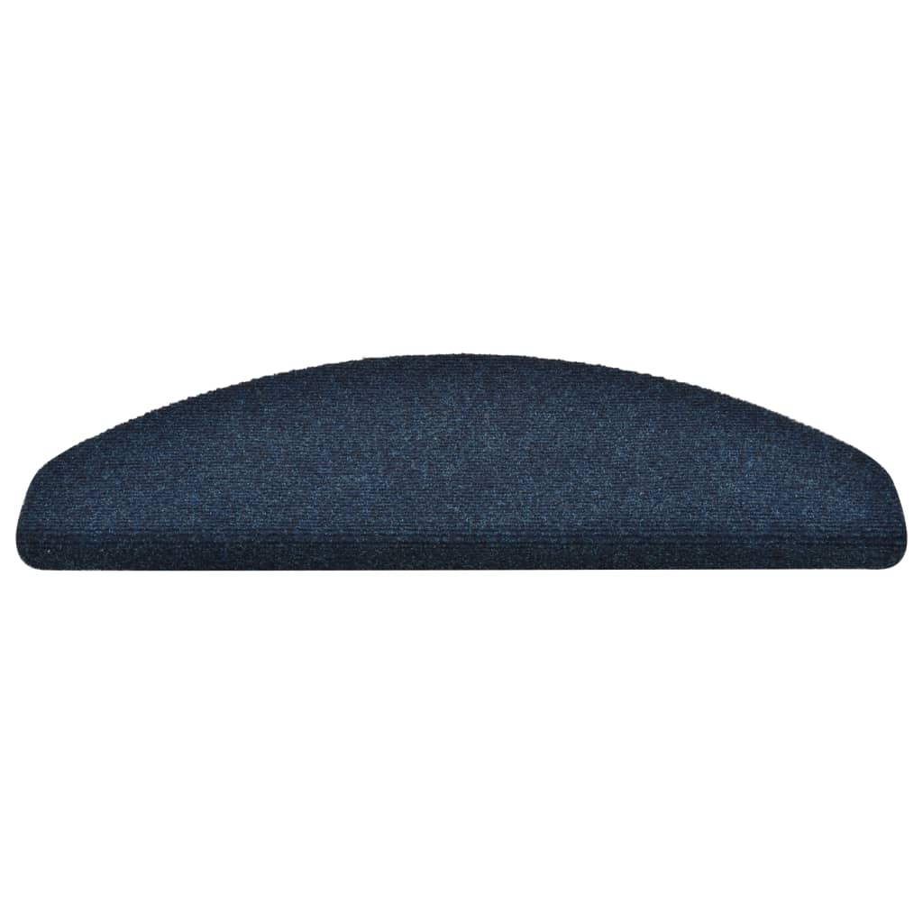 Trapmatten Zelfklevend 15 St 65X21X4 Cm Naaldvilt Marineblauw