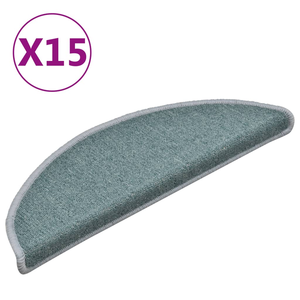 Trapmatten 15 St 56X17X3 Cm Blauw