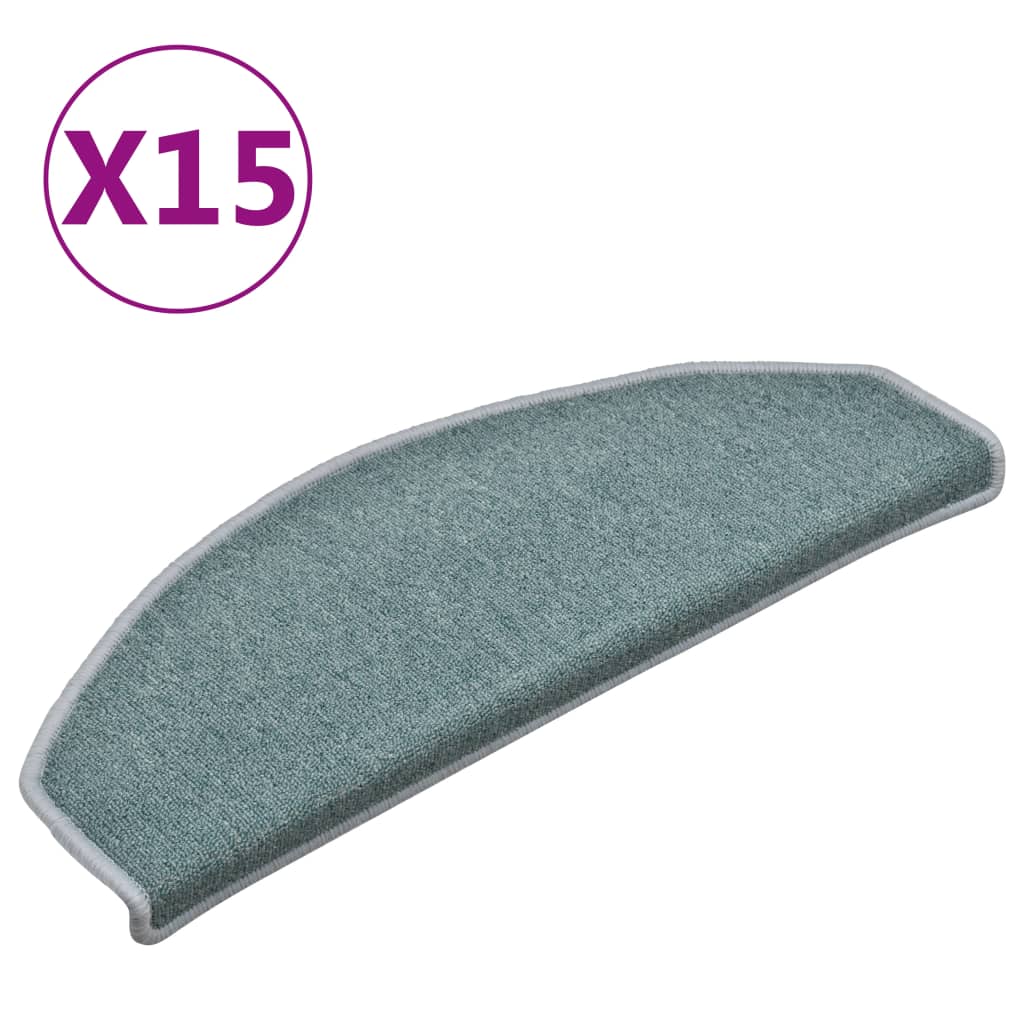 Trapmatten 15 St 65X24X4 Cm Blauw