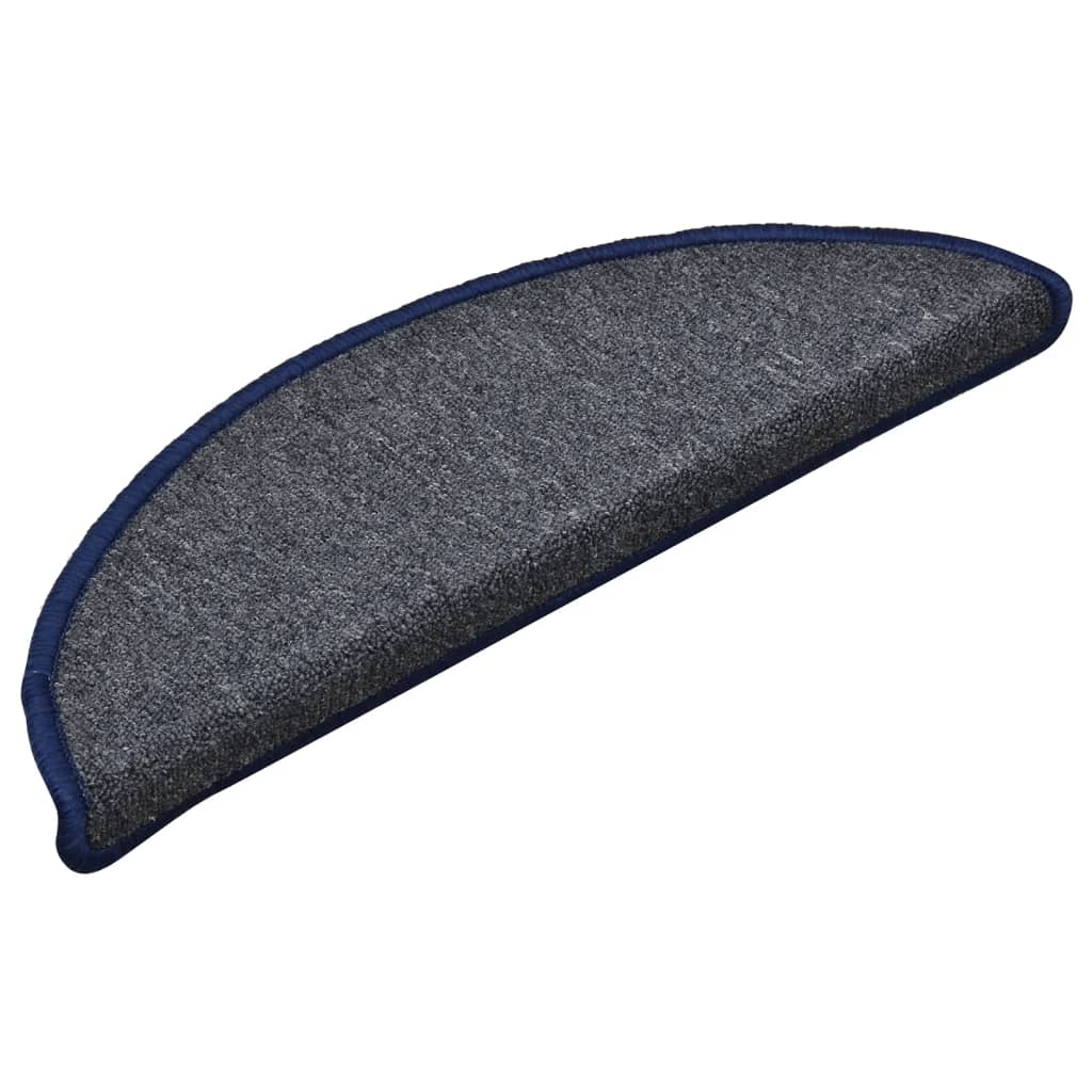 Trapmatten 15 St 56X17X3 Cm Donkergrijs En Blauw