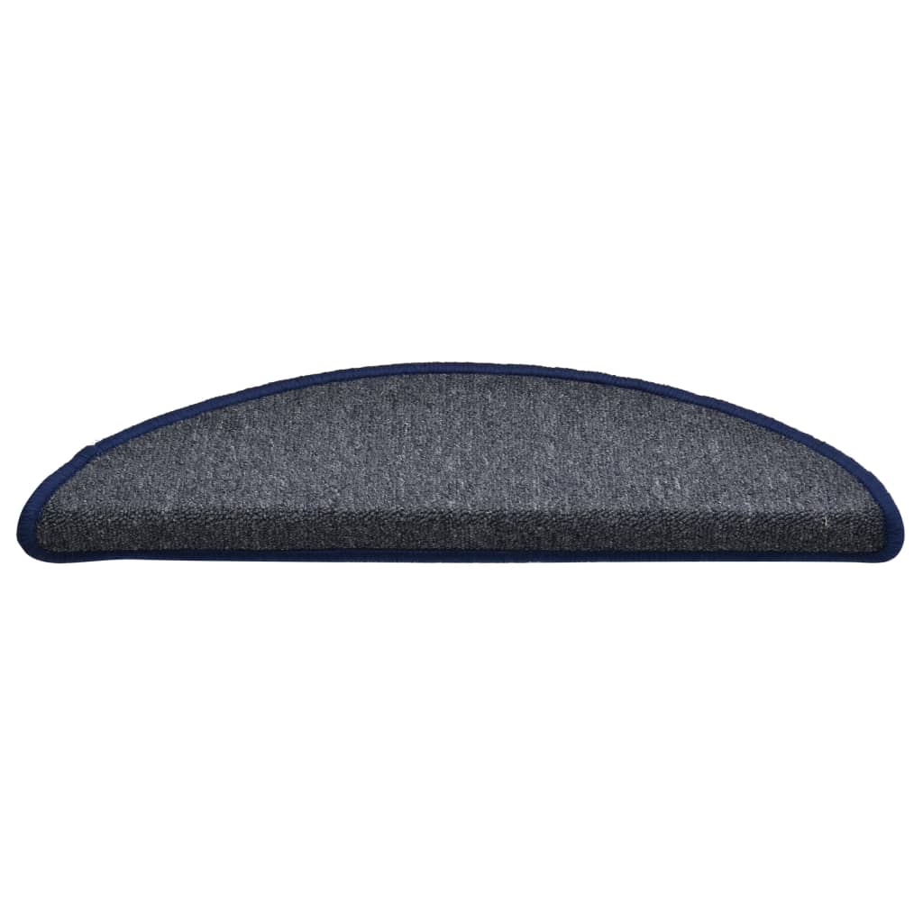 Trapmatten 15 St 56X17X3 Cm Donkergrijs En Blauw