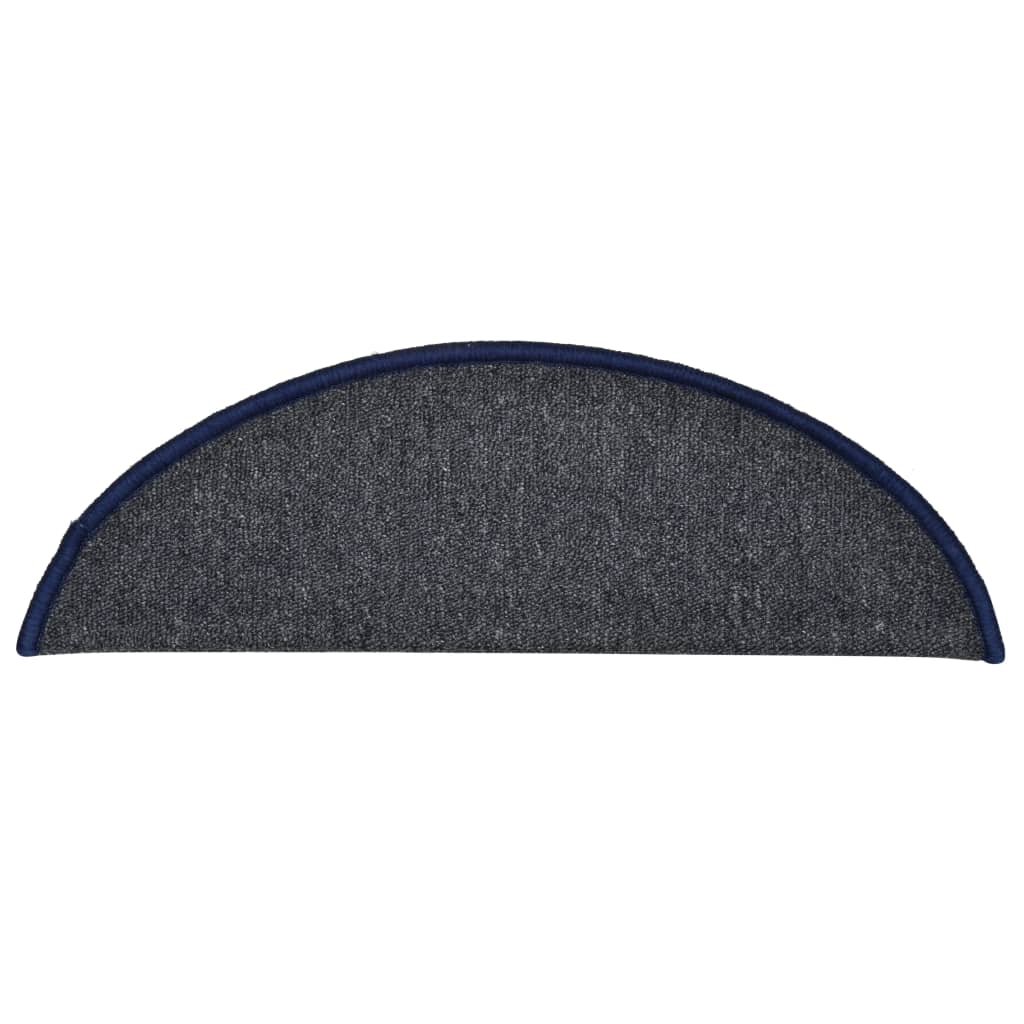 Trapmatten 15 St 56X17X3 Cm Donkergrijs En Blauw