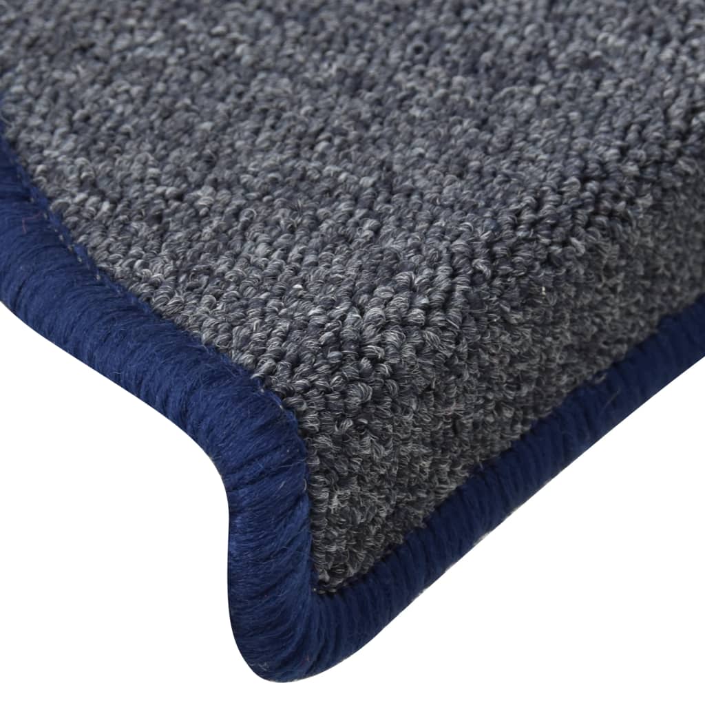 Trapmatten 15 St 65X24X4 Cm Donkergrijs En Blauw