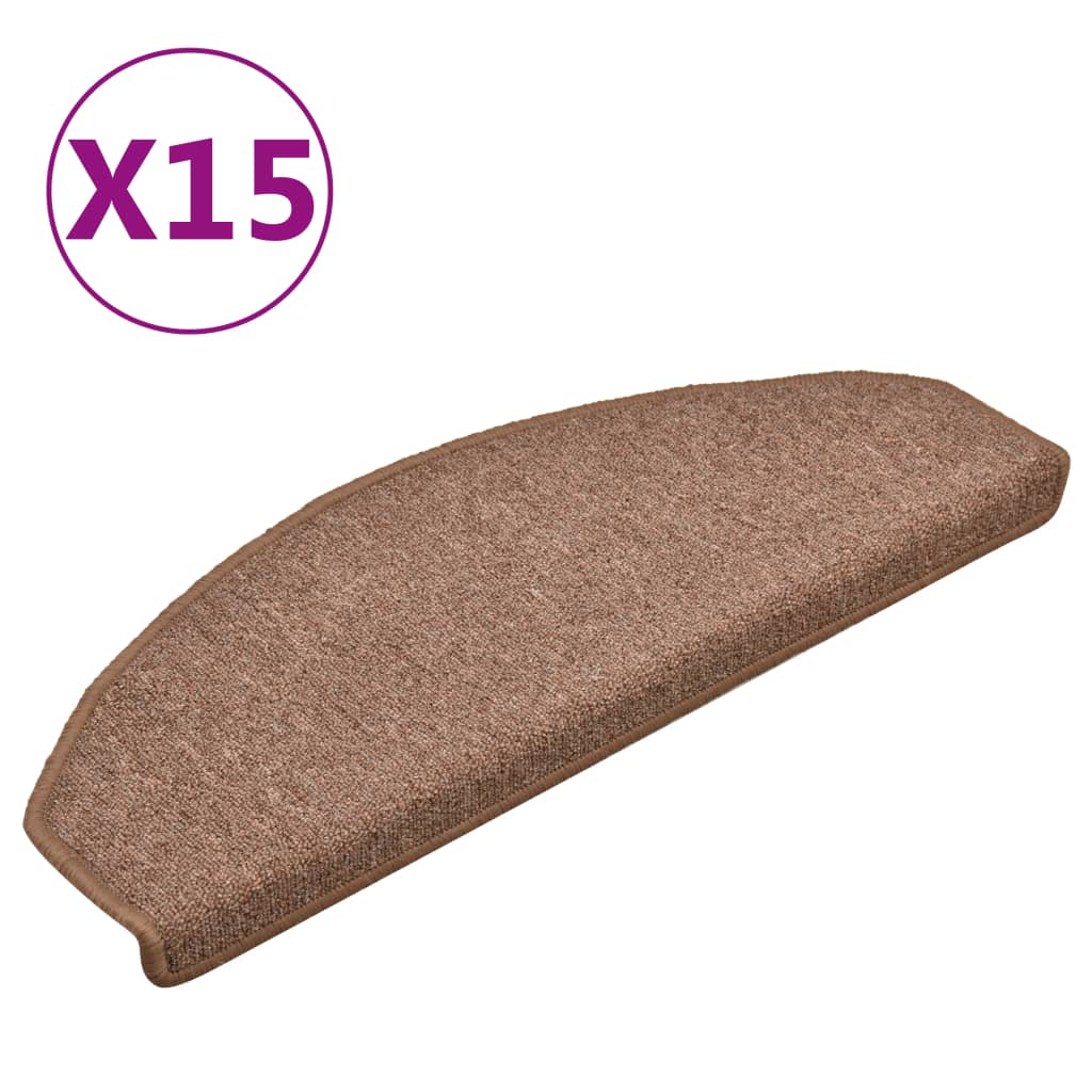 Trapmatten 15 St 65X24X4 Cm Bruin