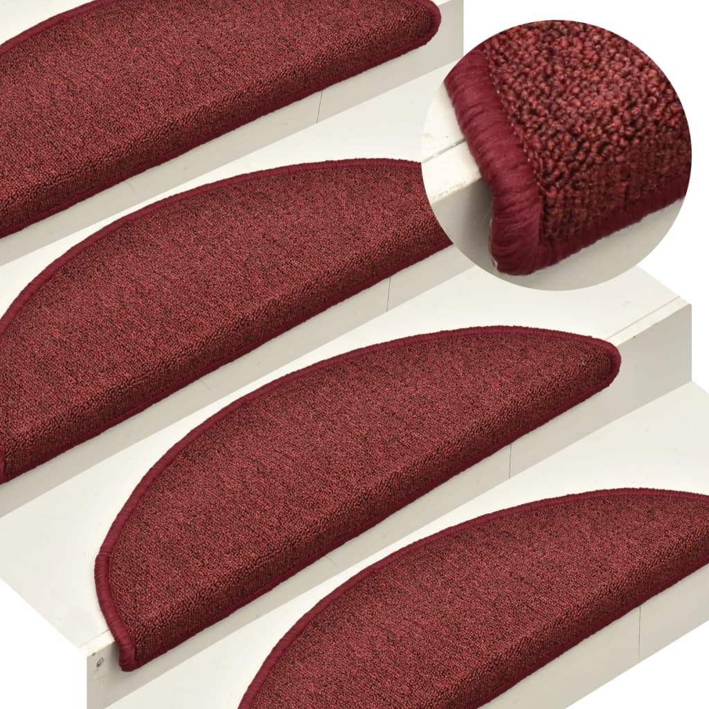 Trapmatten 15 St 56X17X3 Cm Rood