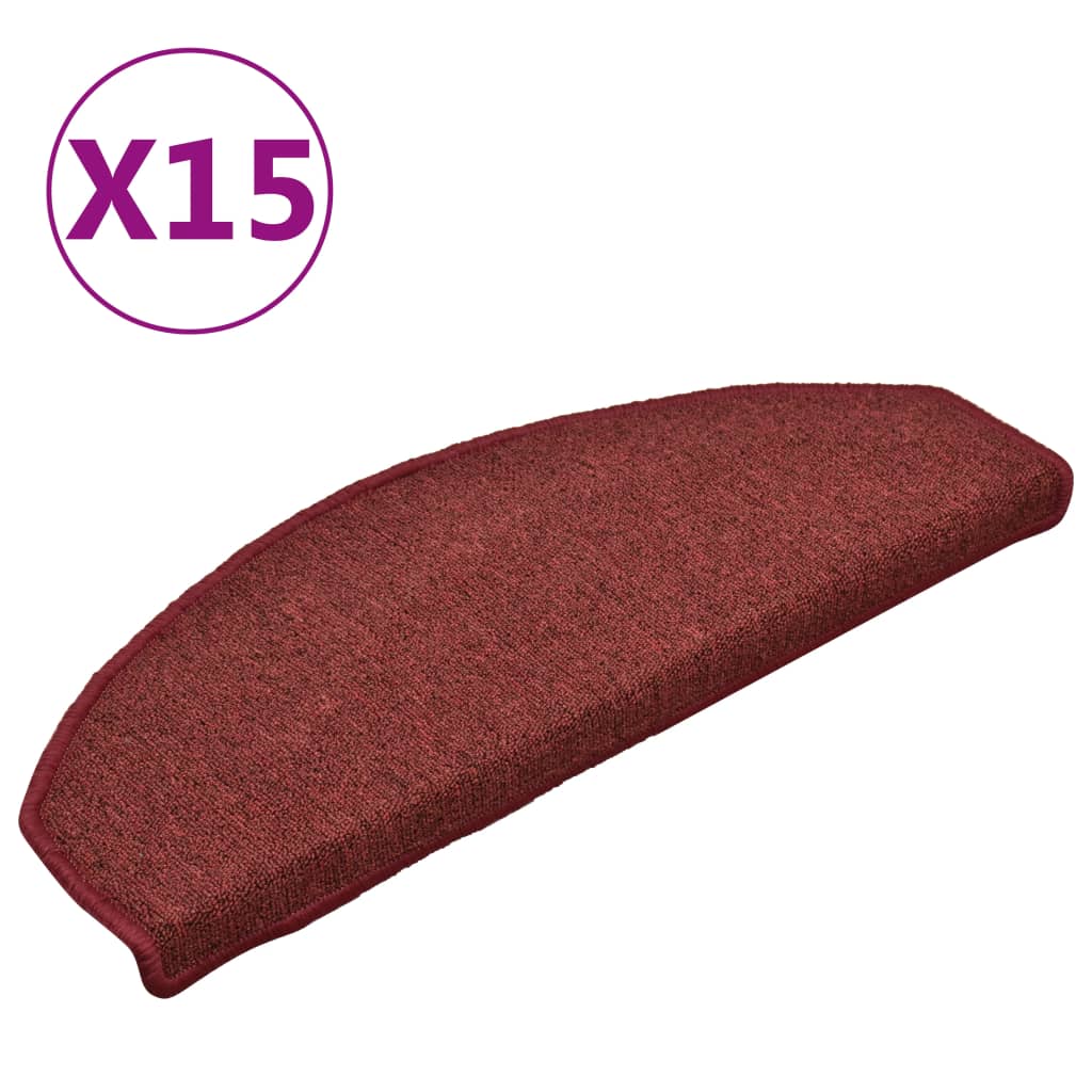Trapmatten 15 St 65X24X4 Cm Rood