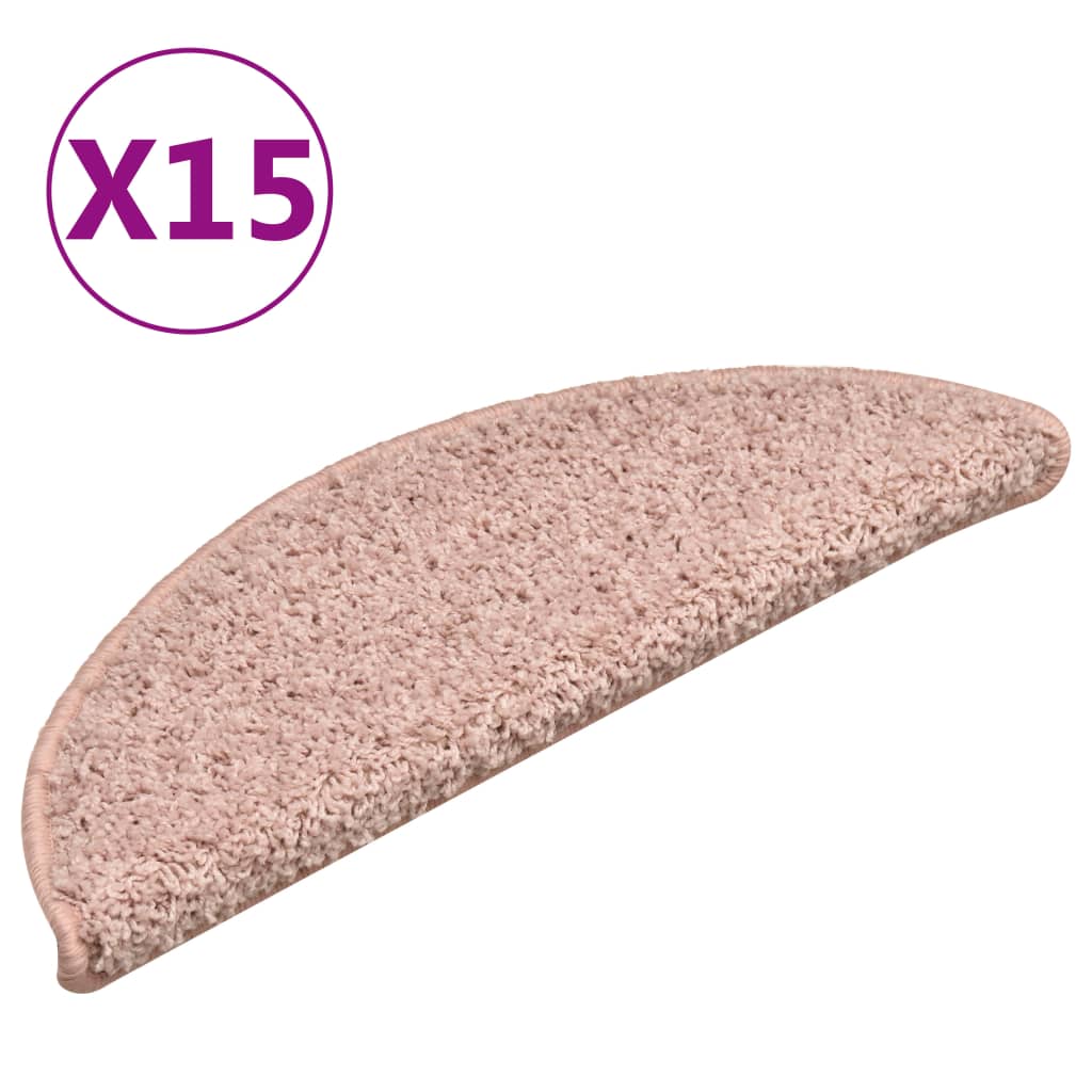 Trapmatten 15 St 56X17X3 Cm Lichtroze