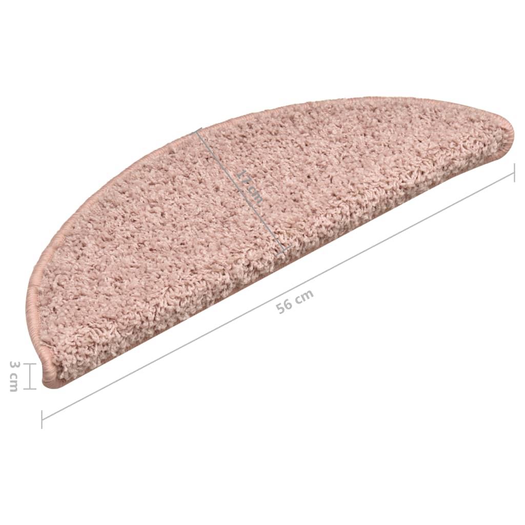 Trapmatten 15 St 56X17X3 Cm Lichtroze