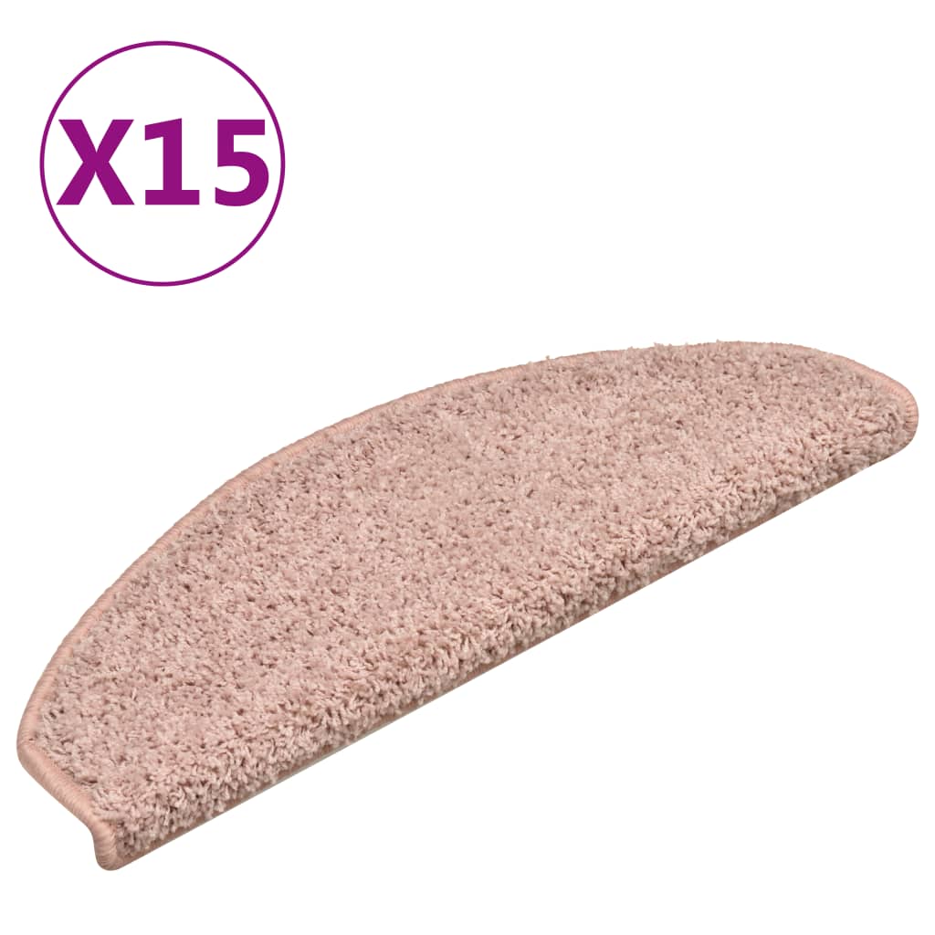 Trapmatten 15 St 65X21X4 Cm Lichtroze