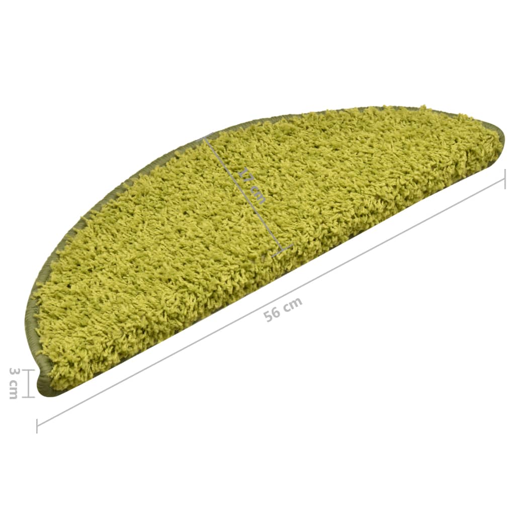 Trapmatten 15 St 56X17X3 Cm Groen