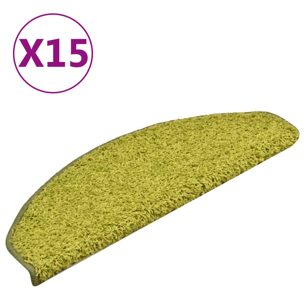 Trapmatten 15 St 65X21X4 Cm Groen