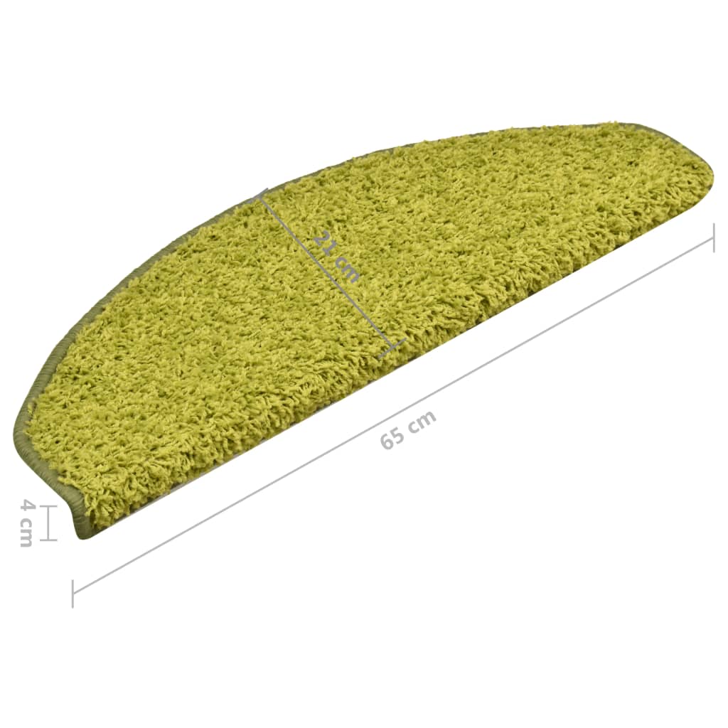 Trapmatten 15 St 65X21X4 Cm Groen