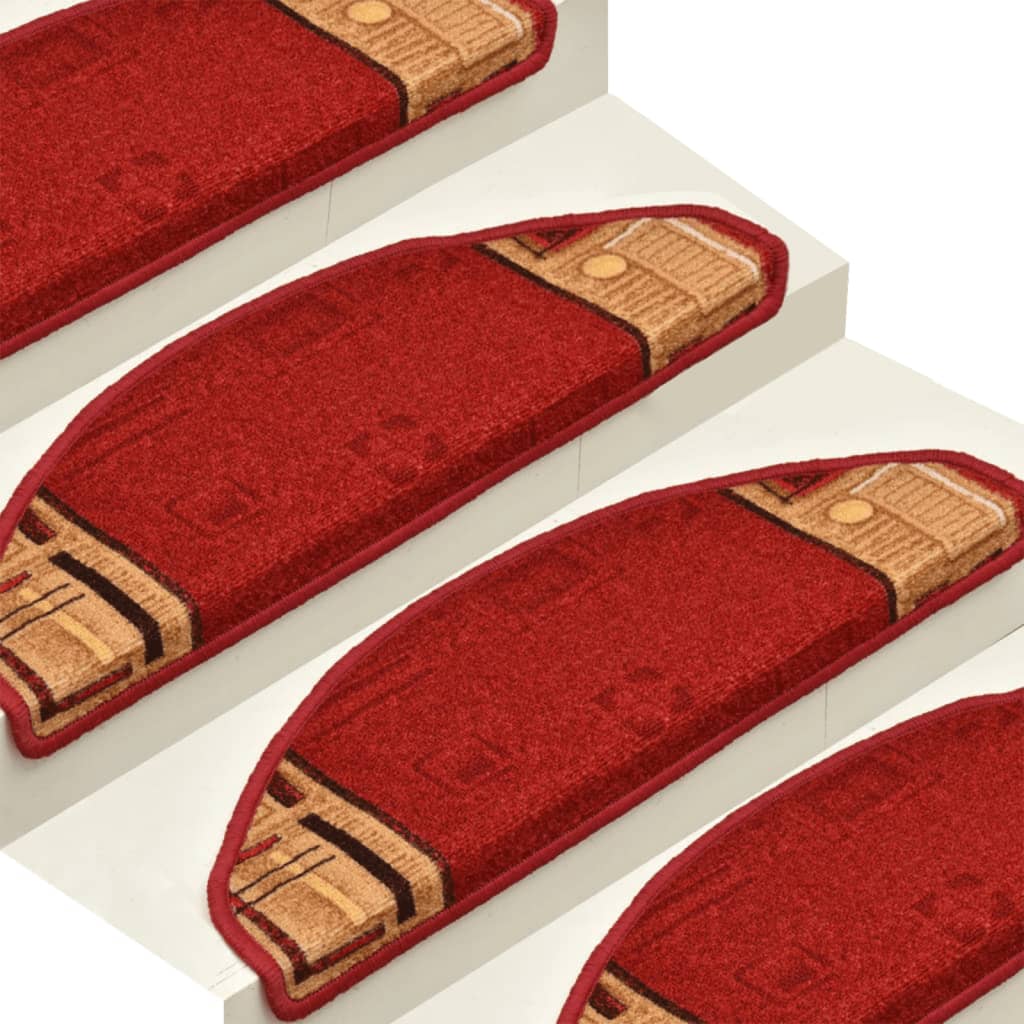 Trapmatten Zelfklevend 15 St 65X21X4 Cm Rood