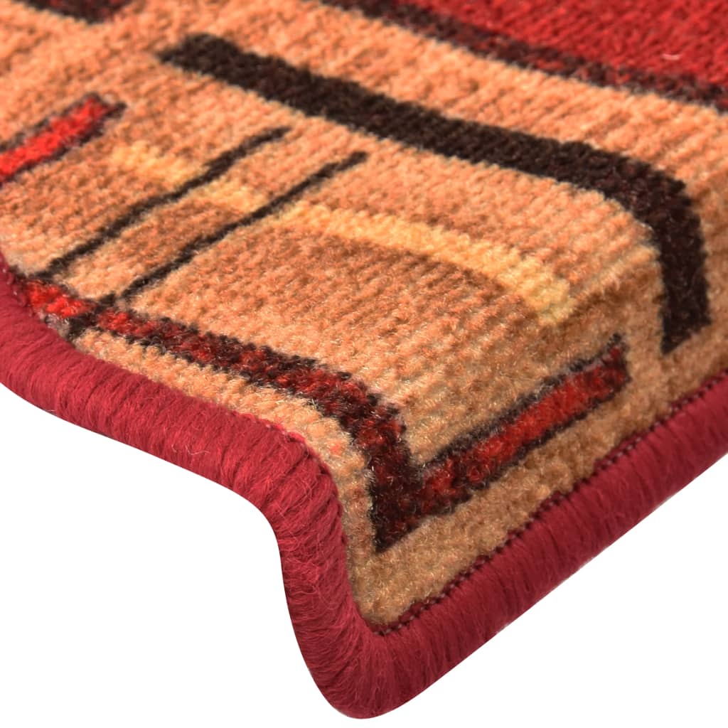 Trapmatten Zelfklevend 15 St 65X21X4 Cm Rood