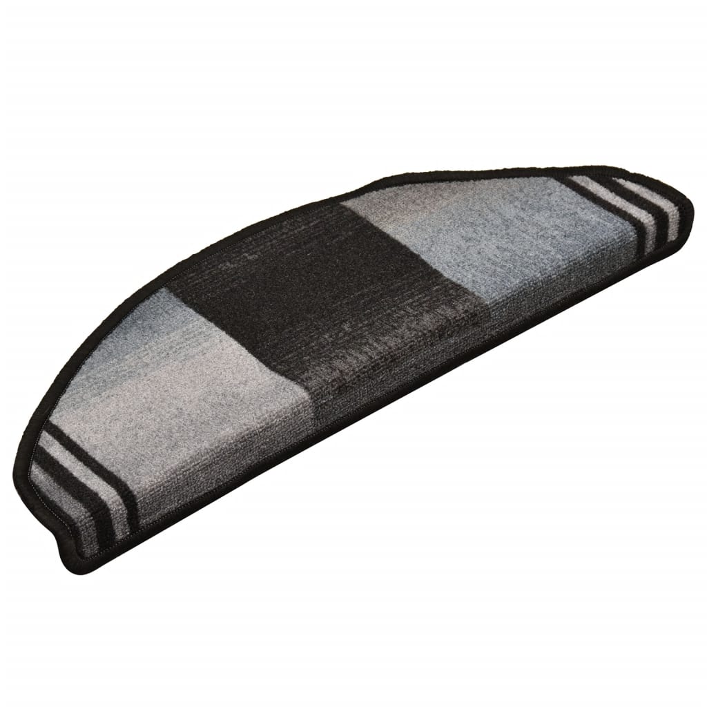 Trapmatten Zelfklevend 15 St 65X21X4 Cm Zwart En Grijs