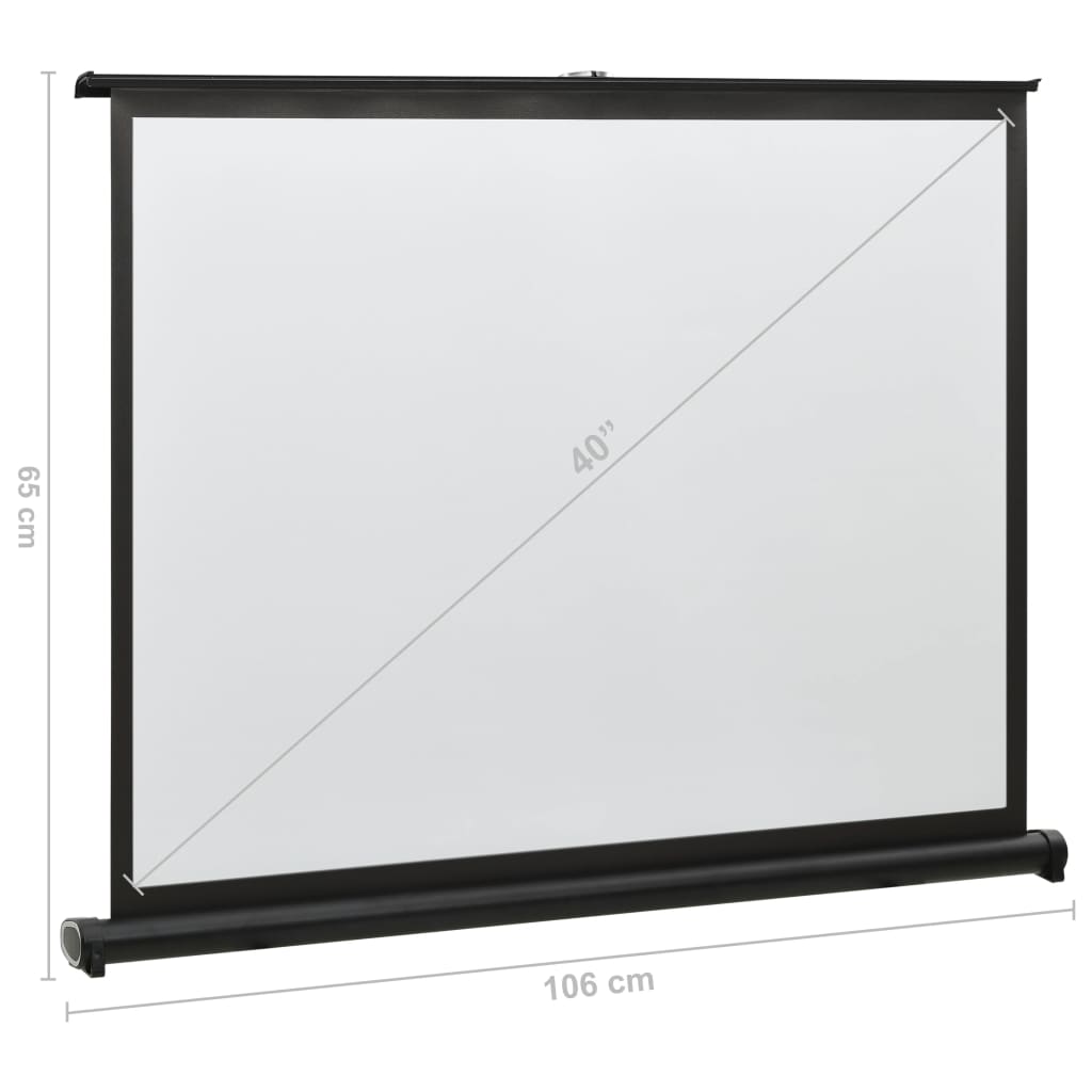 Tafelprojectiescherm 4:3 40''
