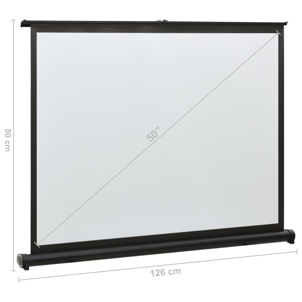 Tafelprojectiescherm 4:3 50''